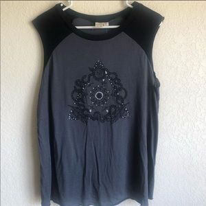 PacSun Graphic Muscle Tank